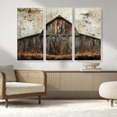 Rustic Barn Wall Art | Farmhouse Wall Decor Canvas Print |
