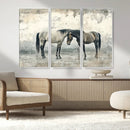 Chines Style Majestic Horses Wall Art | Ready to Hang and