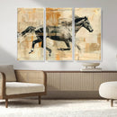 Chines Style Running Horse Western Wall Art | Farmhouse Wall