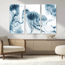 Abstract Jellyfish Canvas Print Wall Art