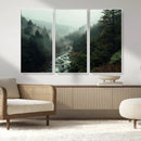 Misty Forest Wall Art | Ready to Hang and Framed | Tranquil
