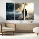 Jesus Walking Water Wall Art – Inspirational Christian