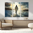 Jesus Walking on Water Wall Art | Canvas Print | Ready to