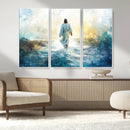 Watercolor Jesus Walking on Water Canvas Print, Christian by MyGreatCanvas | Canvas Wall Art Prints | Photo Prints & Wall Decor