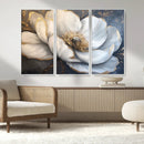 White Magnolia Flower Wall Art Canvas Print | Abstract by MyGreatCanvas | Canvas Wall Art Prints | Photo Prints & Wall Decor