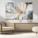 White and Gold Floral Canvas Wall Art - Framed and Ready to by MyGreatCanvas | Canvas Wall Art Prints | Photo Prints & Wall Decor