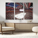 Barton Malow Little Caesars Arena Detroit Wall Art Canvas