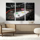 Vaudoise Lausanne Ice Hockey Arena Stadium Wall Art Canvas,