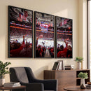Carolina Hurricanes Ice Hockey Stadium Wall Art, Carolina