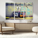 Banksy Life is Short Wall Art - Iconic Graffiti Art on by MyGreatCanvas | Canvas Wall Art Prints | Photo Prints & Wall Decor