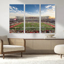 Framed Houston Cougars Football Team Print - Houston TDECU by MyGreatCanvas | Canvas Wall Art Prints | Photo Prints & Wall Decor