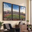 Framed Houston Cougars Football Team Print - Houston TDECU