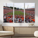Virginia Cavaliers Football Team Print - Charlottesville Scott Stadium Print Wall Art Canvas by MyGreatCanvas | Canvas Wall Art Prints | Photo Prints & Wall Decor