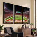 Wisconsin Badgers Football Team Print Canvas- Madison Camp