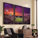 East Carolina University Pirates Football Print Canvas-