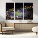Duke University Blue Devils Football Print Canvas - Durham