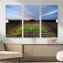 Michigan Stadium Wall Art Canvas Print, Vibrant Game Day by MyGreatCanvas | Canvas Wall Art Prints | Photo Prints & Wall Decor