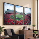 Cincinnati Bearcats Football Team Print - Nippert Stadium Wall Art Canvas Print