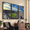 Framed USF Bulls Football Team Print - Tampa Raymond James