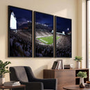 Michigan State Spartans Canvas, Framed Football Team Print -