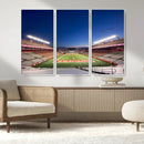 Rutgers Scarlet Knights Football Team Print - Piscataway SHI by MyGreatCanvas | Canvas Wall Art Prints | Photo Prints & Wall Decor