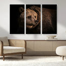 Wild Grizzly 399 Bear Canvas Wall Art Print, Bear Animal by MyGreatCanvas | Canvas Wall Art Prints | Photo Prints & Wall Decor
