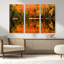 Forest Reflection Art | Autumn Forest Reflection Wall Art | by MyGreatCanvas | Canvas Wall Art Prints | Photo Prints & Wall Decor