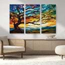 Mosaic Tree Wall Art | Ready to Hang Stained Glass Style