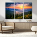 Majestic Mountain Sunrise Print | Landscape Wall Art | by MyGreatCanvas | Canvas Wall Art Prints | Photo Prints & Wall Decor