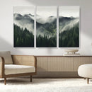 Misty Forest Canvas Print Wall Art Premium Canvas Print a