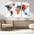 World Map Canvas Print – Framed Travel Map Wall Art for by MyGreatCanvas | Canvas Wall Art Prints | Photo Prints & Wall Decor