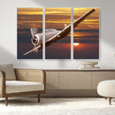 Old War Plane Wall Art Canvas Print by MyGreatCanvas | Canvas Wall Art Prints | Photo Prints & Wall Decor
