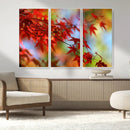 Red Leaves Autumn Forest Wall Art Canvas, Red Leaves Autumn by MyGreatCanvas | Canvas Wall Art Prints | Photo Prints & Wall Decor