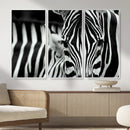 Zebra Wall Art – Zebra Close Up Wall Art – Framed Black by MyGreatCanvas | Canvas Wall Art Prints | Photo Prints & Wall Decor