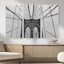 Large Brooklyn Bridge Wall Art Canvas Print