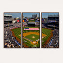 Yankee Stadium New York Wall Art Print | 3-Panel Canvas