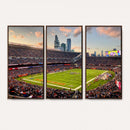 Chicago Bears Soldiers Field Wall Art Canvas Print – Framed