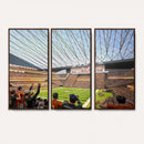 Cleveland Browns Stadium Wall Art Canvas Print – Framed NFL