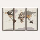 World Map Wall Art Print