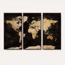 Extra Large World Map Canvas Print – Detailed Map Classic