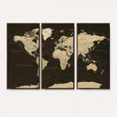 World Map Canvas Print – Framed World Map Wall Art for