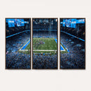 Detroit Lions Stadium Wall Art Canvas Print, Football Field