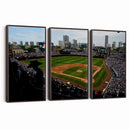 Chicago Cubs Baseball Team Print - Wrigley Field Stadium