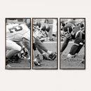 American Football Player Wall Art Canvas Print