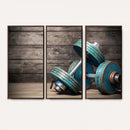 Dambell and Sport Wall Art Canvas Print