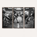 American Football Wall Art Canvas Print Framed Stadium Sport