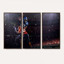 American Football Wall Art Canvas Print, Stadium Sport Wall