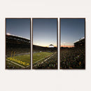 Oregon Ducks Football Team Print - Eugene Autzen Stadium