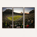 Oregon Stadium Canvas Wall Art - Captivating Game Day Scene