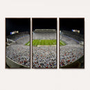 Beaver Stadium Night Game Triple Canvas Wall Art - Penn
